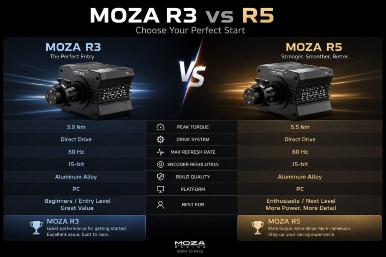 MOZA R3 vs R5