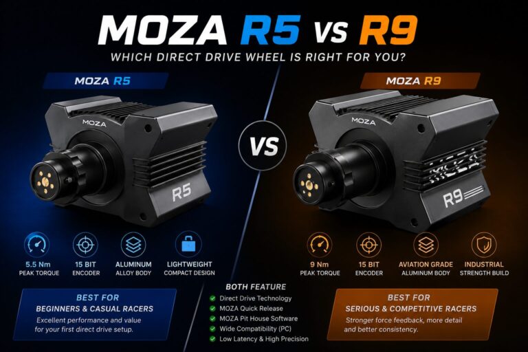 MOZA R5 vs R9: Is Worth Buying