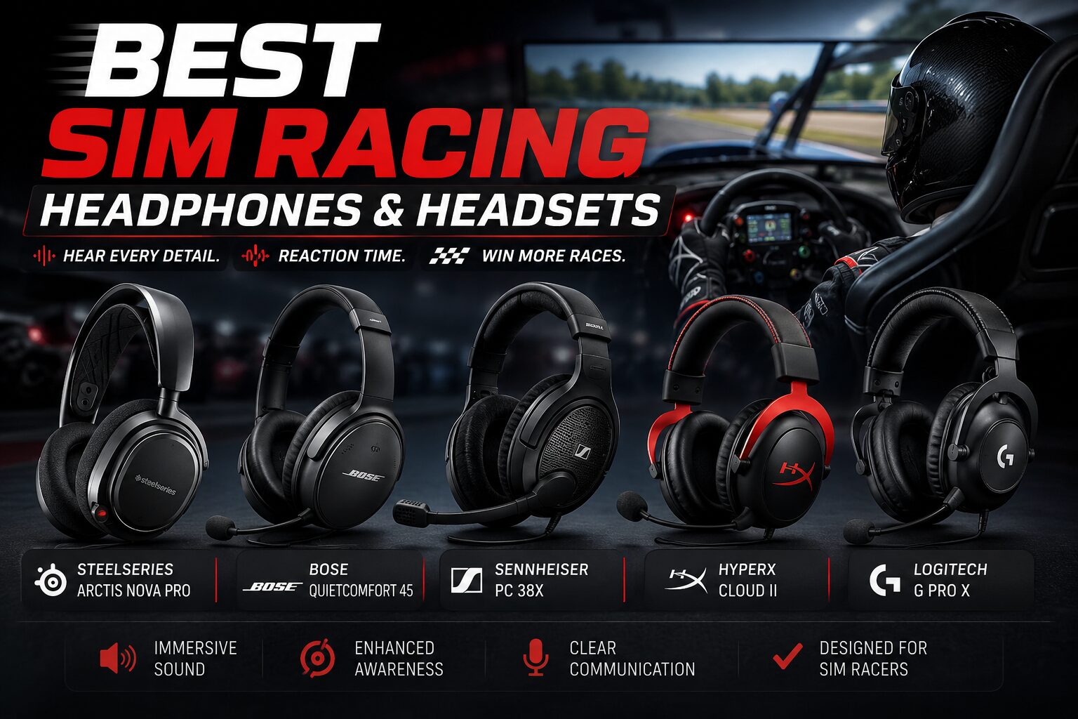 Best Sim Racing Headphones and Headsets