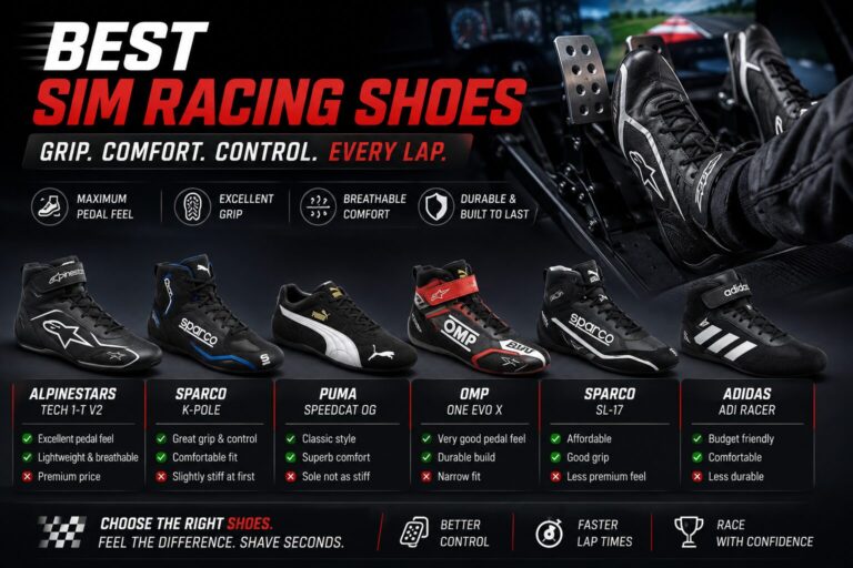 best sim racing shoes