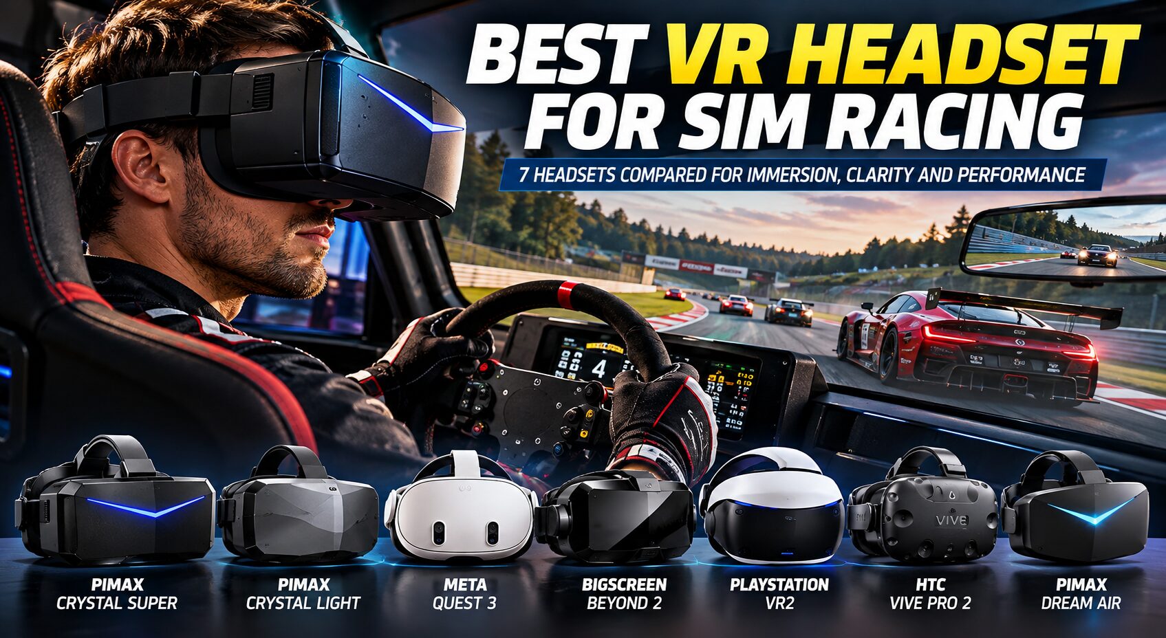 Best VR Headsets for Sim Racing